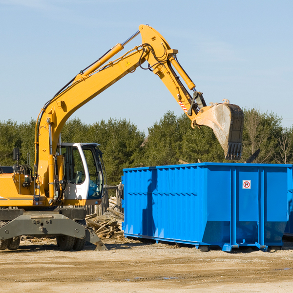 what are the rental fees for a residential dumpster in King William County Virginia